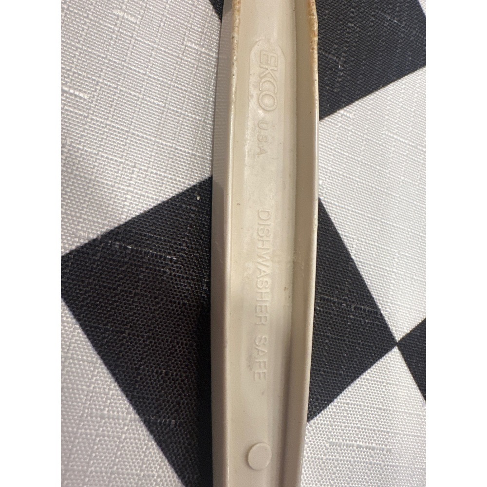 Ekco USA Slotted Spoon Utensil Beige Kitchen Cooking Serving Utensil VTG - Picture 5 of 5
